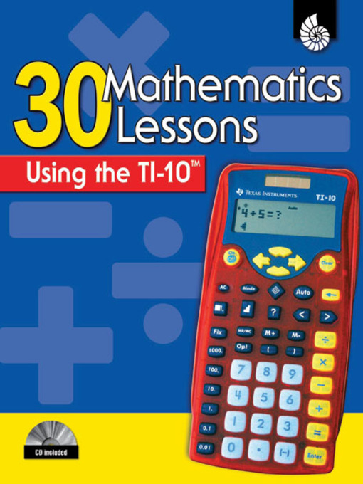 Upplýsingar um 30 Mathematics Lessons Using the TI-10 eftir Pamela Dase - Biðlisti